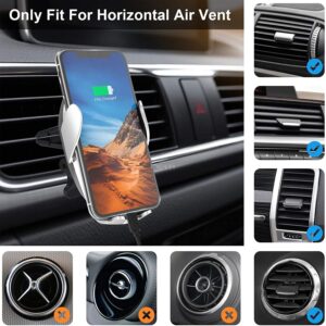 Universal Wireless Car Phone Charger Mount Holder Automatic Clamping - Image 2