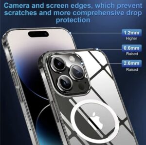 For Phone 15 14 Plus, Pro, Pro Max Case, Compatible With MagSafe, Shockproof Military - Grade Protection, Magnetic Phone Case For Phone 15 14 Plus, Pro, Pro Max, Classic Hybrid Case - Image 5